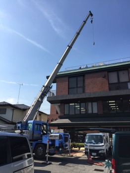 空調室外機交換