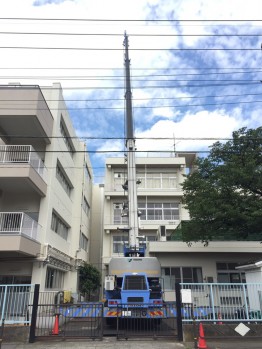 養生施工撤去