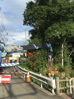 道路拡幅工事