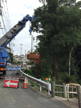 道路拡幅工事