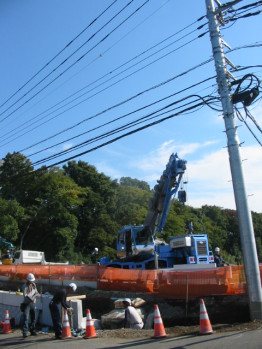 道路拡張工事