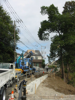 道路拡張工事