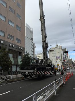 空調機撤去作業