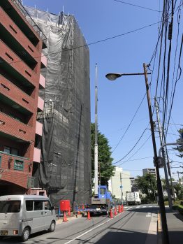 空調室外機揚重