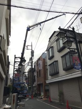 空調室外機揚重