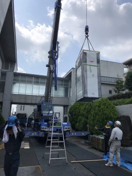 養生鉄板施工撤去作業