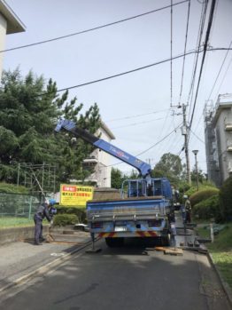 ガラ出し及び養生施工撤去一式