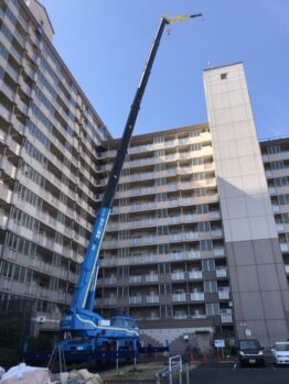 鋼材搬入及び養生鉄板施工撤去一式