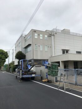 コーキング作業