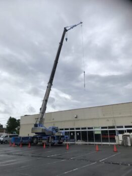 空調室外機搬出