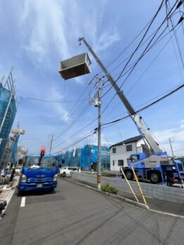 ハウス撤去及び鉄板養生施工撤去作業