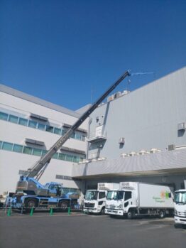 空調室外機揚重