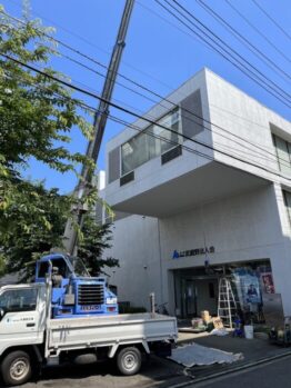 空調室外機揚重