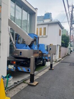 空調室外機揚重