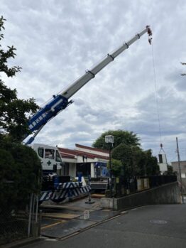 GHP移動及び鉄板養生施工撤去