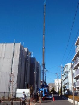 空調室外機揚重