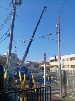 鉄筋材搬入