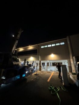 空調室外機揚重