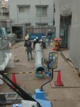 タワークレーン設置