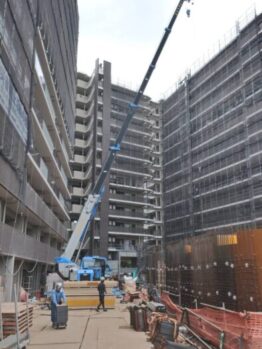 鉄筋材・型枠材振分作業
