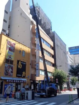 空調室外機揚重