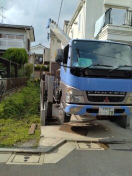 アップライトピアノ搬入