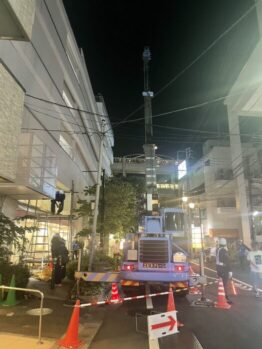 空調室外機揚重
