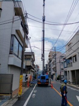 鉄筋材搬入