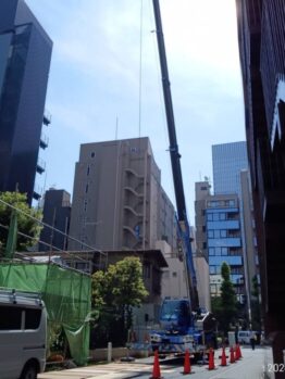 鉄骨取付