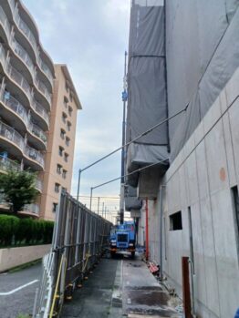 鉄筋材搬入