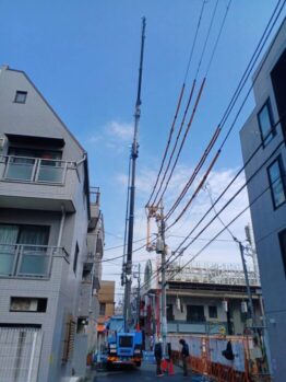 壁パネル搬入
