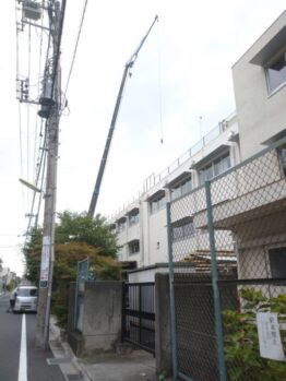 空調室外機揚重