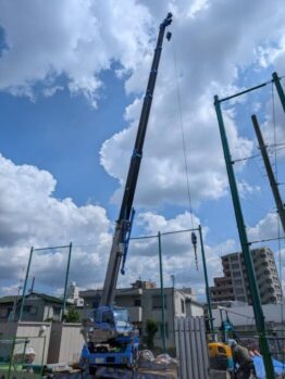 樹木移植・支柱基礎解体作業
