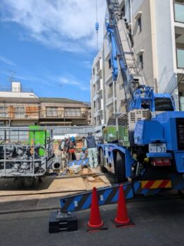 タワークレーン設置