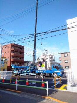 看板取付