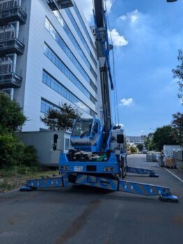 ハウス搬出作業