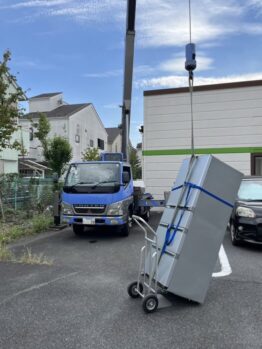 冷蔵庫入れ替え作業