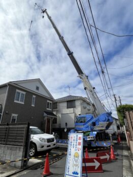 アップライトピアノ搬入及び鉄板養生施工撤去作業