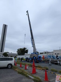 ユニットハウス倉庫撤去作業