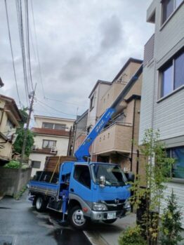 アップライトピアノ搬入