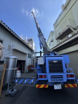 プラント部材交換作業