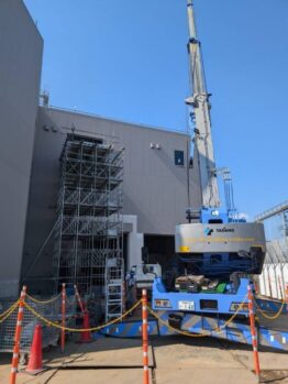 空調室外機揚重