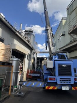 プラント部材交換作業