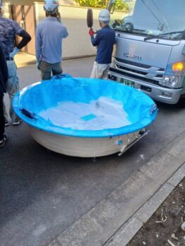 浴槽搬入