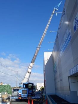 空調室外機揚重