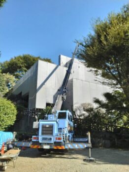 コンクリート材料搬入