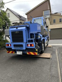 スタンション搬出作業