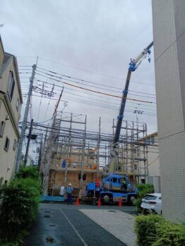 2×4パネル建て方