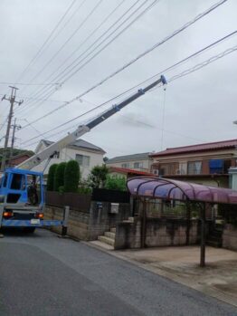 冷蔵庫揚重
