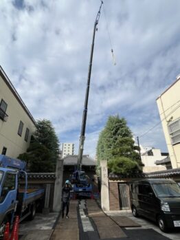 墓石移動搬入作業